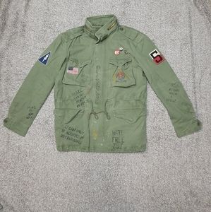 Ralph Lauren Size XXL Men | Polo 1967 Yale M65 Field Military Peace Love Jacket